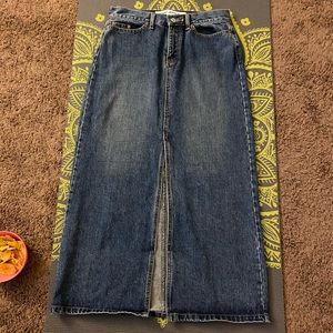 Gap Denim Long Skirt